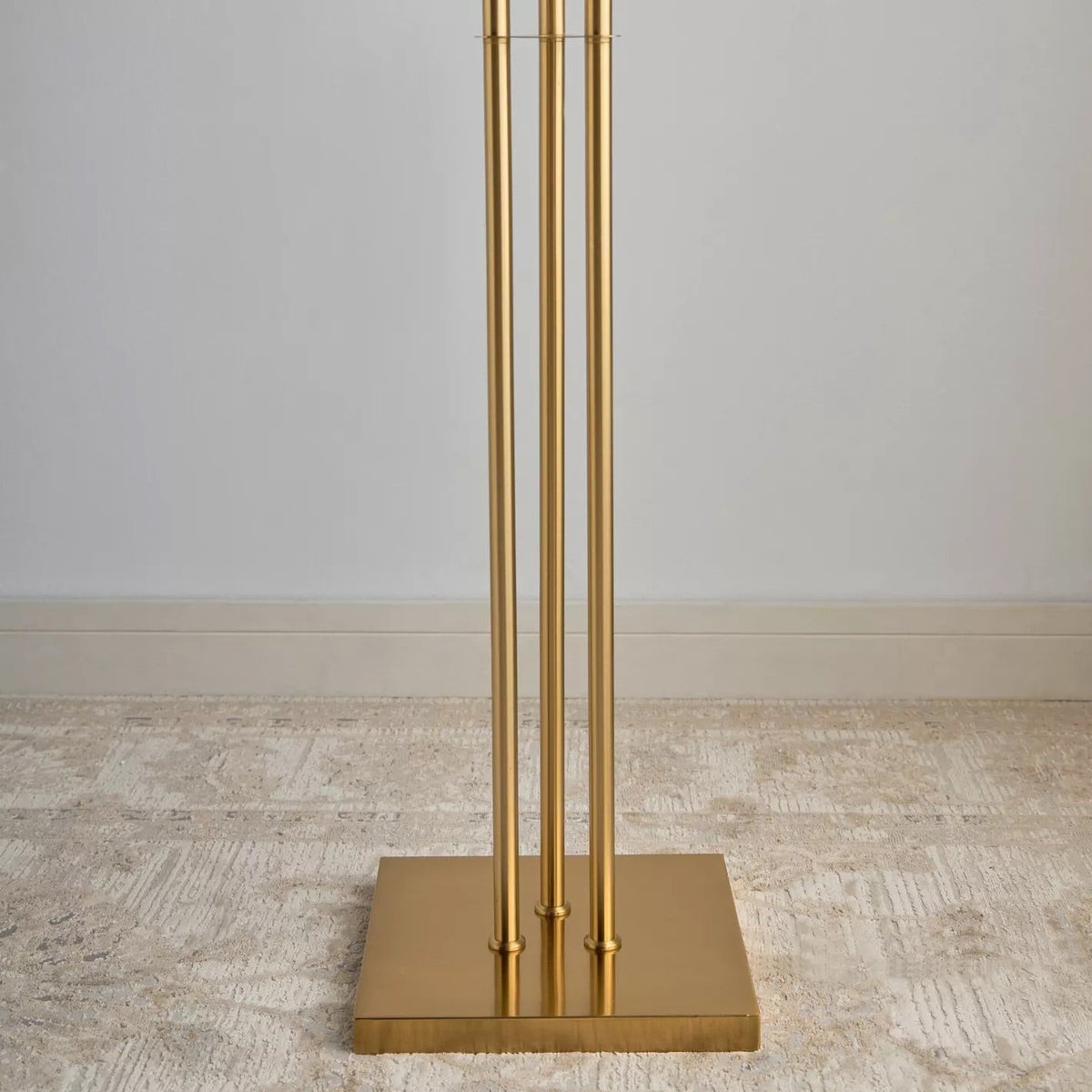 Elegant Golden Metal Floor Lamp
