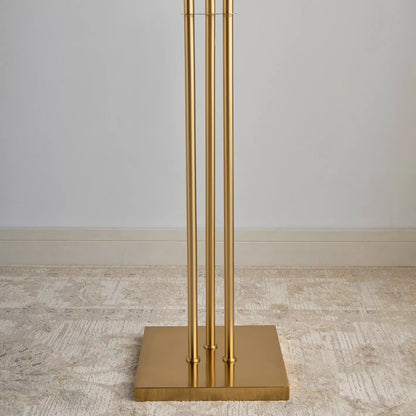 Elegant Golden Metal Floor Lamp
