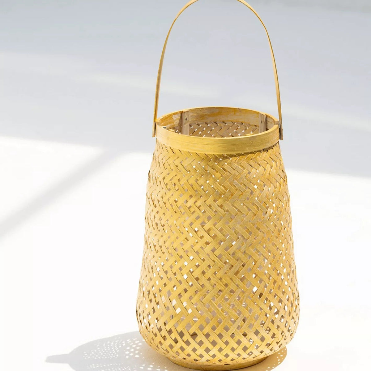 Bamboo Outdoor Lantern for Stylish Living Spaces