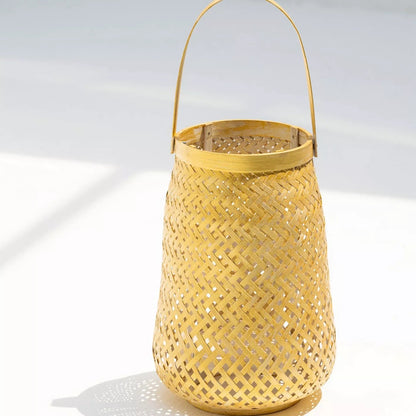 Bamboo Outdoor Lantern for Stylish Living Spaces