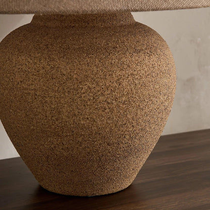 Brown Ceramic Table Lamp by Veylo