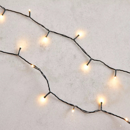 Warm LED String Lights for Outdoor Use, 9.5 Feet