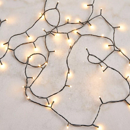 Warm LED String Lights for Outdoor Use, 9.5 Feet