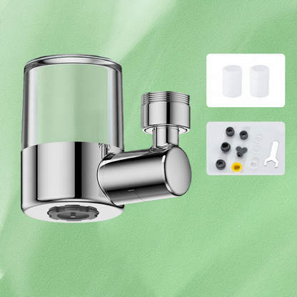Faucet Nozzle with Swivel Filter and 720° Rotation