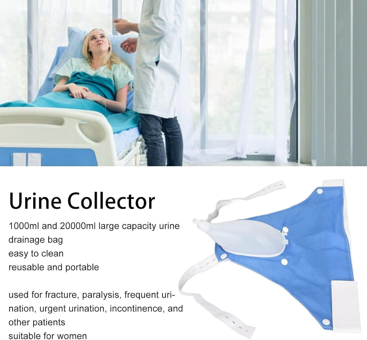 Discreet Wearable Fluid Management System with Dual Bags