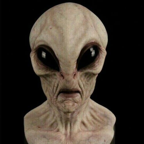 Lifelike Alien Headgear with Breathable Design and Handcrafted Artistry
