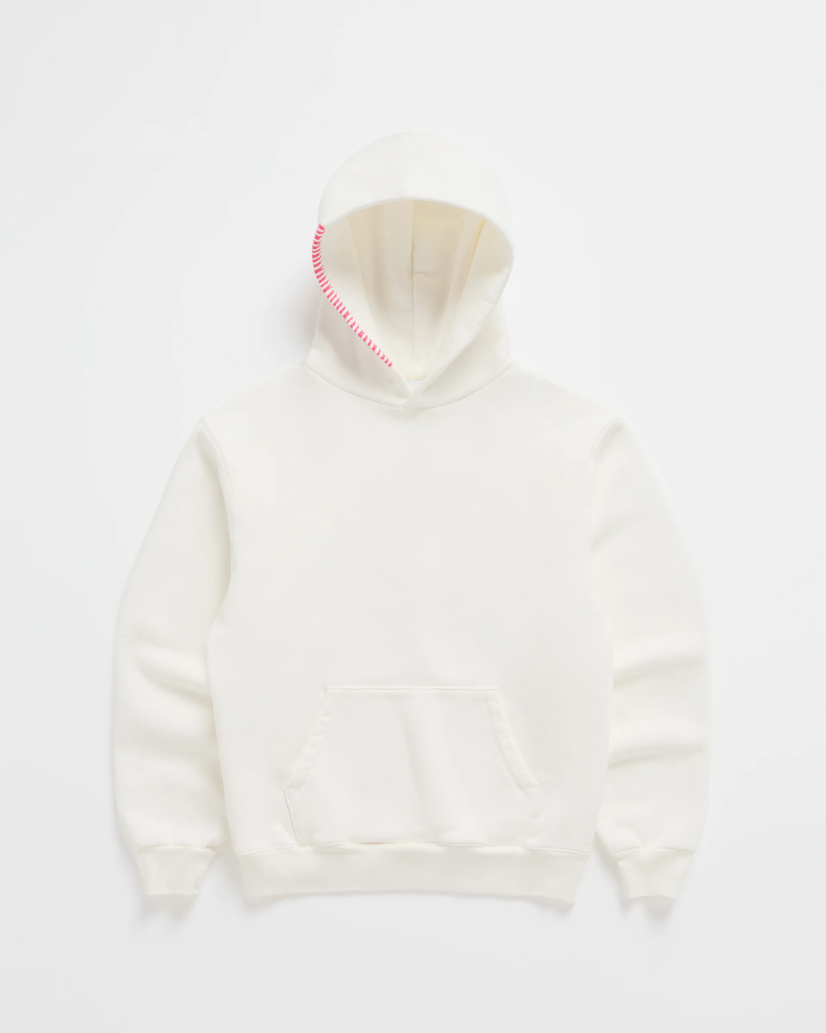 Tailored Cotton Blend Hoodie with Structured Hood Design