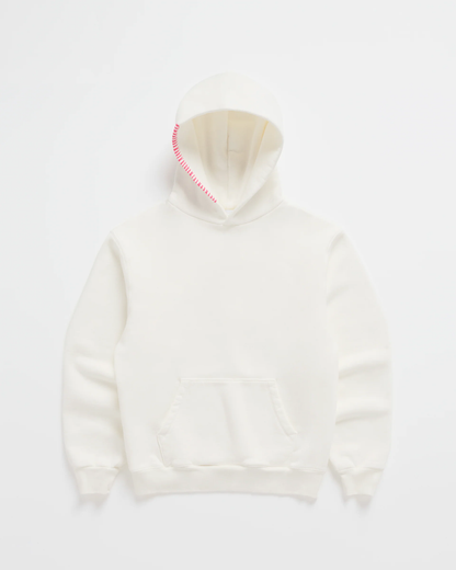Tailored Cotton Blend Hoodie with Structured Hood Design