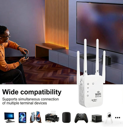 Weather-Resistant Long-Range WiFi Booster for Outdoor Streaming