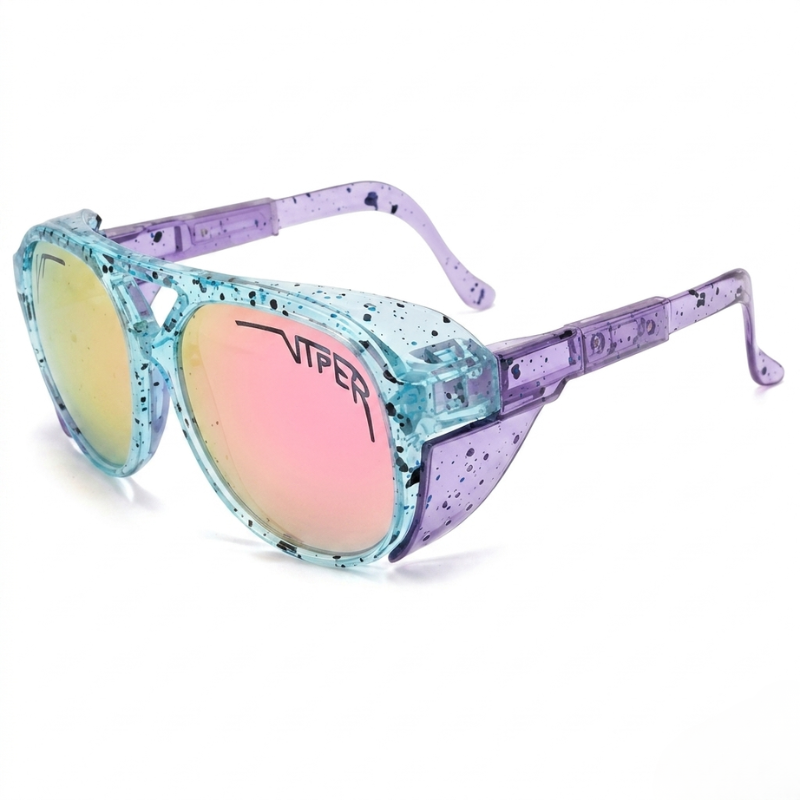 Wind-Resistant Motorcycle Eyewear with UV400 Shield