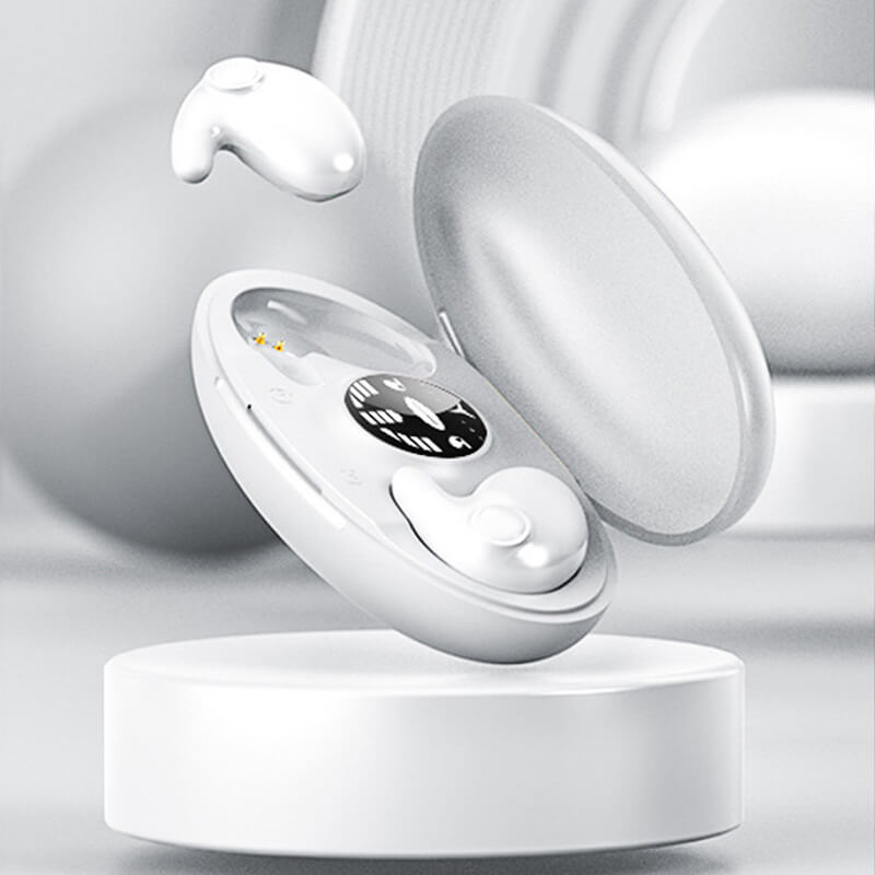 Comfort-Fit Wireless Sleep Buds with 5.3 Connectivity & Sweat Resistance
