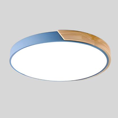 Contemporary Circular Ceiling Light with LED Technology