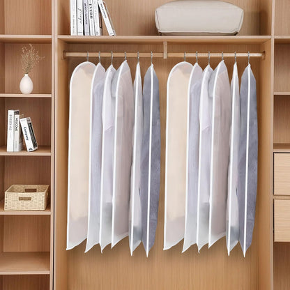 Premium Garment Storage Covers 24-Pack with Full-Length Zipper