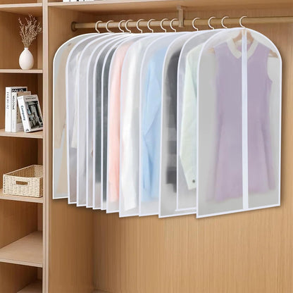 Premium Garment Storage Covers 24-Pack with Full-Length Zipper