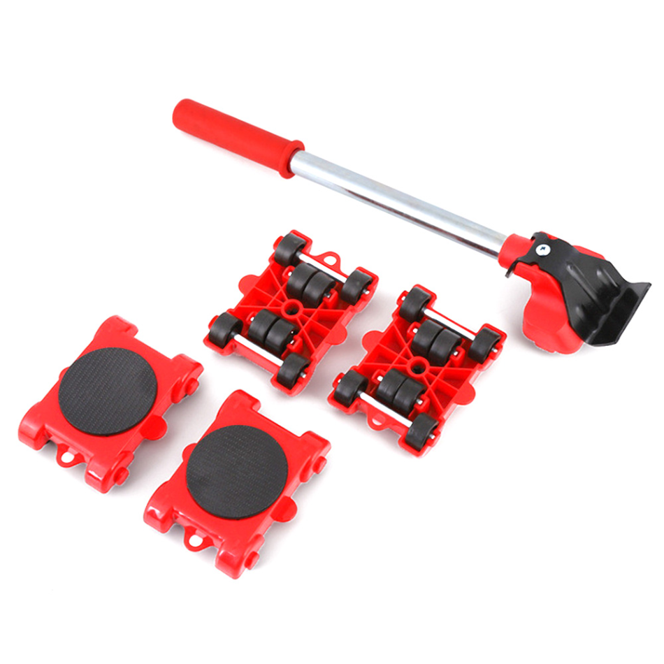 Effortless Furniture Mover Set with Lifting Tool and 360-Degree Wheels