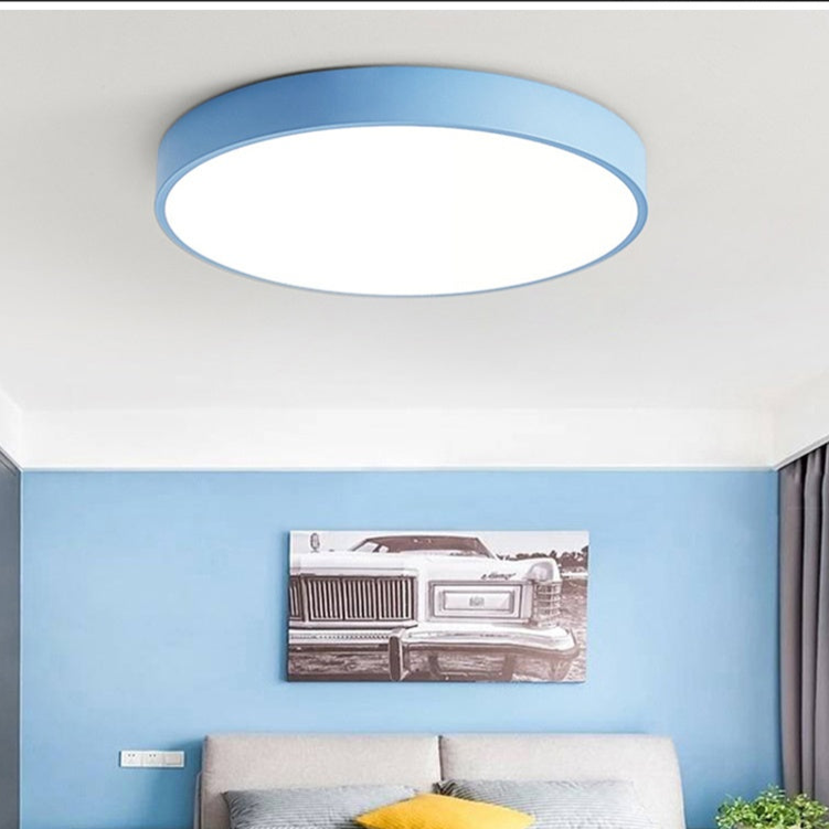 Contemporary Circular Ceiling Light with LED Technology